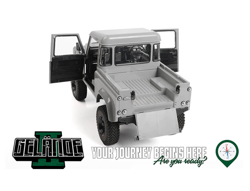 RC4WD GELANDE II TRUCK KIT WITH 2015 LAND ROVER DEFENDER D90