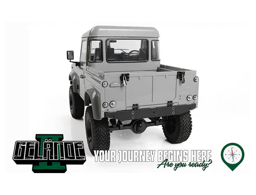 RC4WD GELANDE II TRUCK KIT WITH 2015 LAND ROVER DEFENDER D90