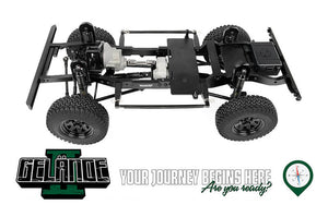 RC4WD GELANDE II TRUCK KIT WITH 2015 LAND ROVER DEFENDER D90