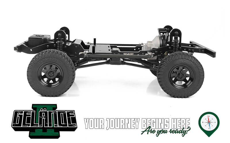RC4WD GELANDE II TRUCK KIT WITH 2015 LAND ROVER DEFENDER D90