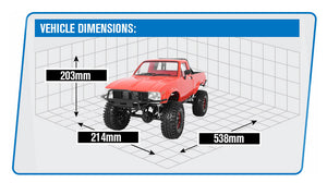 RC4WD MARLIN CRAWLER TRAIL FINDER 2 RTR W/MOJAVE II CRAWLER BODY SET