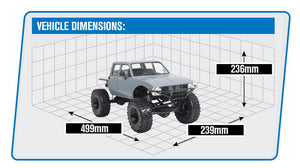 RC4WD C2X CLASS 2 COMPETITION TRUCK W/ MOJAVE II 4 DOOR BODY