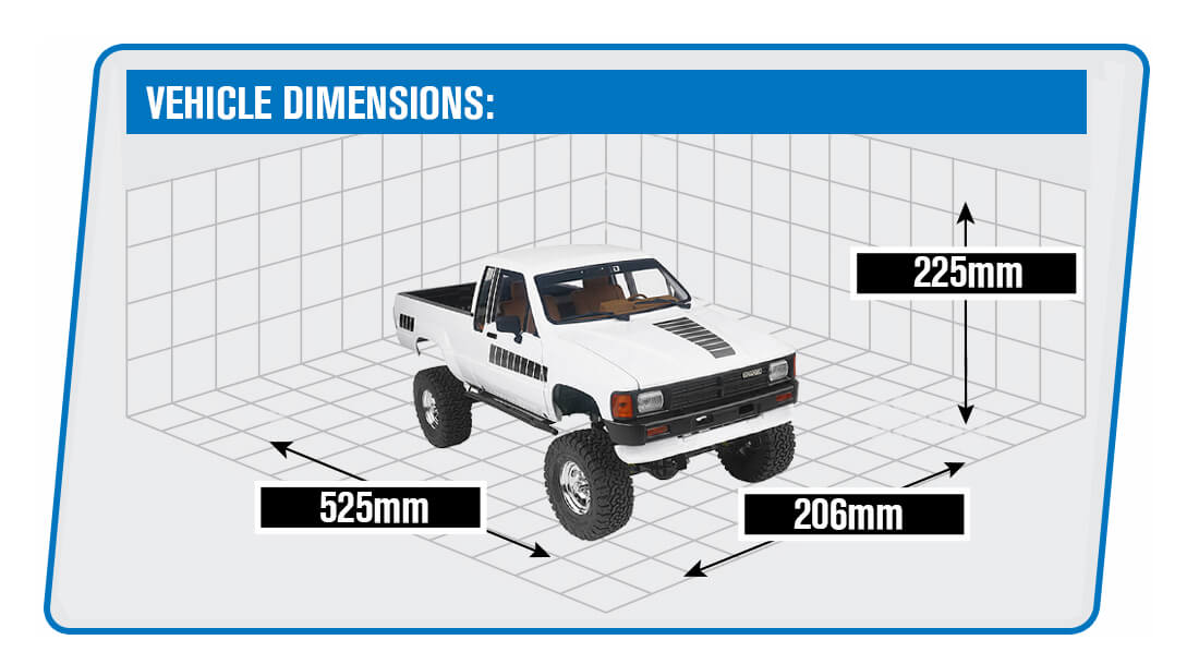 RC4WD TRAILFINDER 2 LWB RTR WITH 1987 TOYOTA XTRACAB HARD BODY