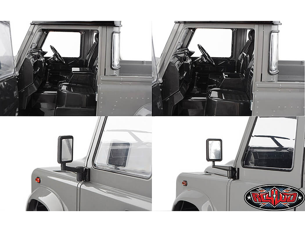 RC4WD GELANDE II RTR WITH 2015 LAND ROVER DEFENDER D90 BODY SET (GREY)