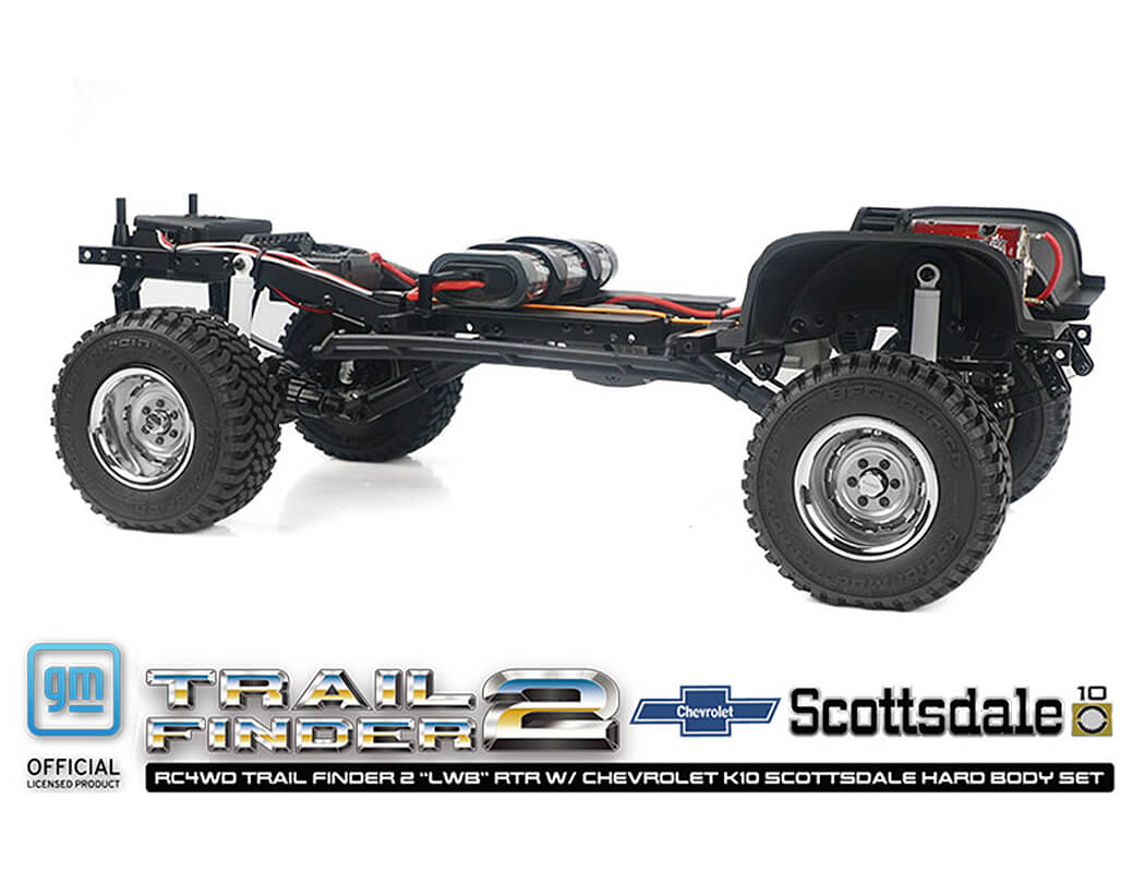 RC4WD TRAIL FINDER 2 LWB RTR WITH CHEVROLET K10 HARD BODY RED