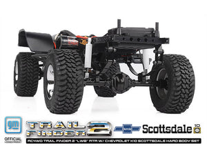 RC4WD TRAIL FINDER 2 LWB RTR W/CHEVROLET K10 HARDBODY BLACK