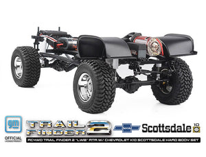 RC4WD TRAIL FINDER 2 LWB RTR W/CHEVROLET K10 HARDBODY BLACK