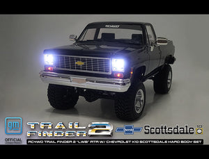 RC4WD TRAIL FINDER 2 LWB RTR W/CHEVROLET K10 HARDBODY BLACK