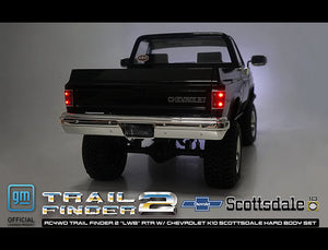 RC4WD TRAIL FINDER 2 LWB RTR W/CHEVROLET K10 HARDBODY BLACK