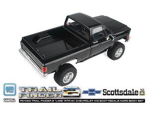 RC4WD TRAIL FINDER 2 LWB RTR W/CHEVROLET K10 HARDBODY BLACK