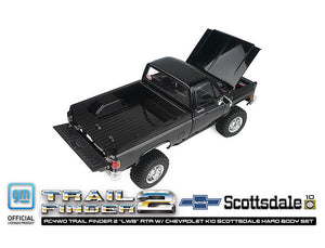 RC4WD TRAIL FINDER 2 LWB RTR W/CHEVROLET K10 HARDBODY BLACK