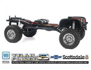 RC4WD TRAIL FINDER 2 LWB RTR W/CHEVROLET K10 HARDBODY BLACK