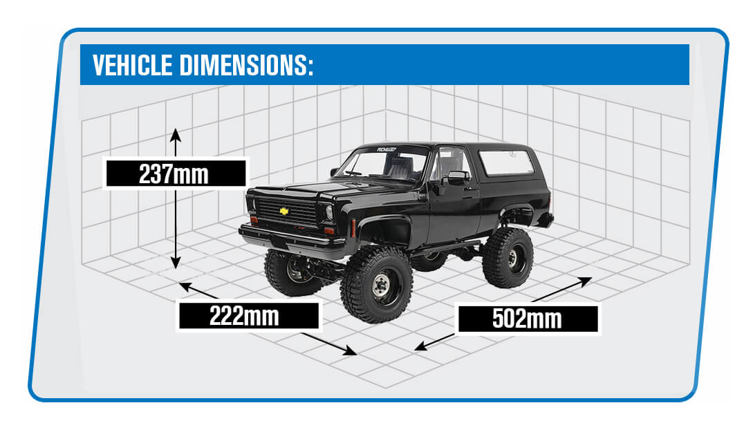 RC4WD TRAILFINDER 2 RTR WITH CHEVROLET BLAZER BODY SET MIDNIGHT EDITION