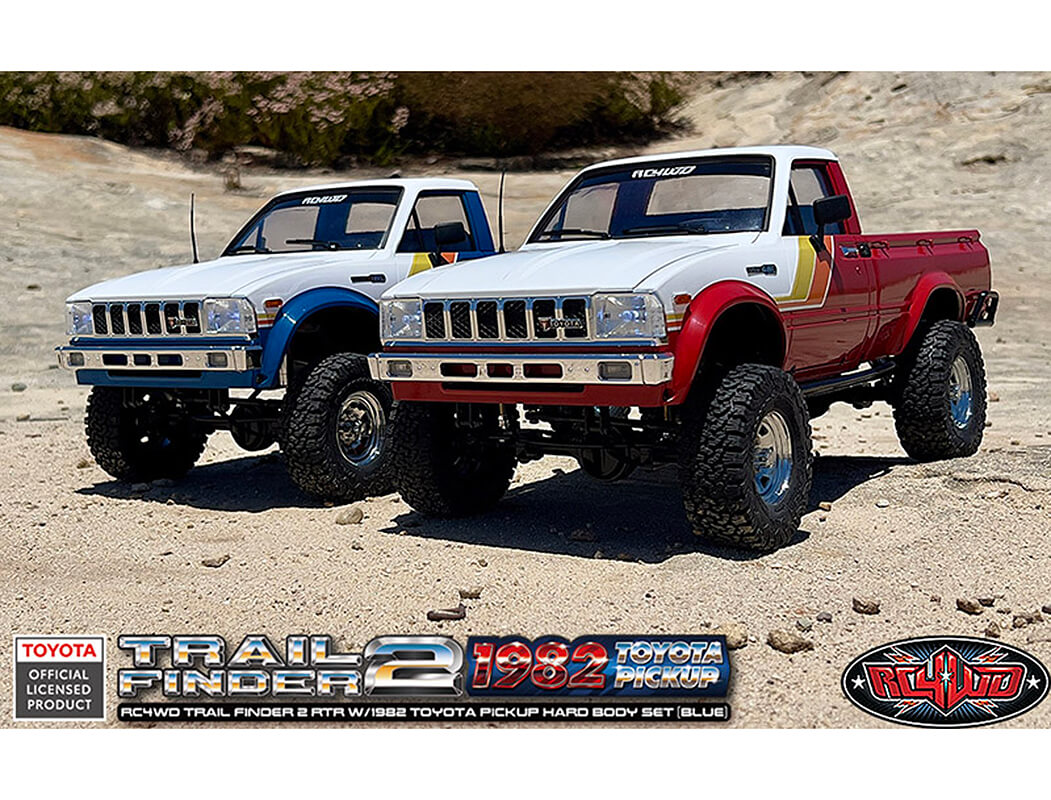 RC4WD TRAIL FINDER2 RTR WITH 1982 TOYOTA PICKUP HARD BODY BLUE