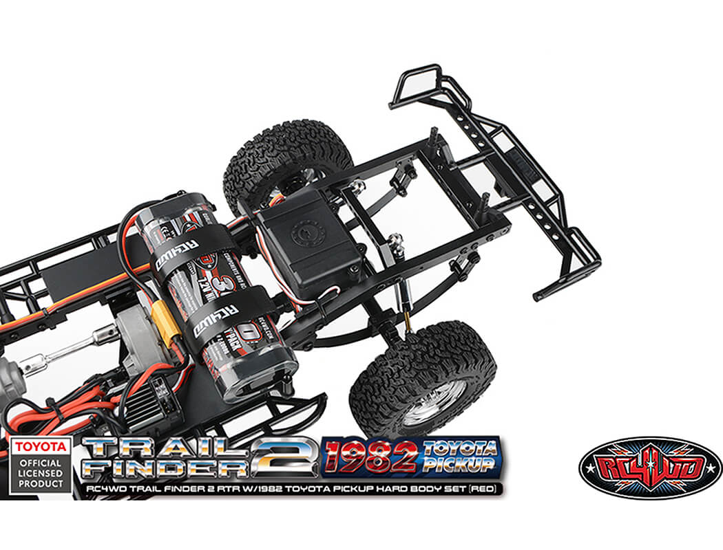 RC4WD TRAIL FINDER2 RTR WITH 1982 TOYOTA PICKUP HARD BODY RED