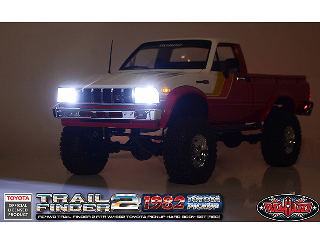 RC4WD TRAIL FINDER2 RTR WITH 1982 TOYOTA PICKUP HARD BODY RED