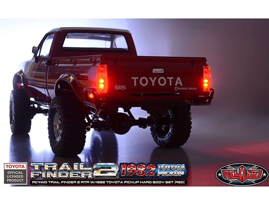 RC4WD TRAIL FINDER2 RTR WITH 1982 TOYOTA PICKUP HARD BODY RED