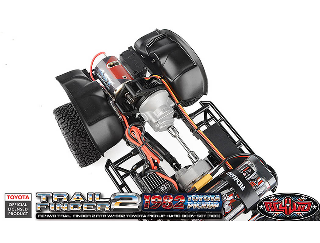 RC4WD TRAIL FINDER2 RTR WITH 1982 TOYOTA PICKUP HARD BODY RED