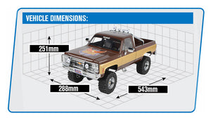 RC4WD TRAILFINDER 2 RTR LWB WITH CHEVROLET K10 SCOTTSDALE BODY