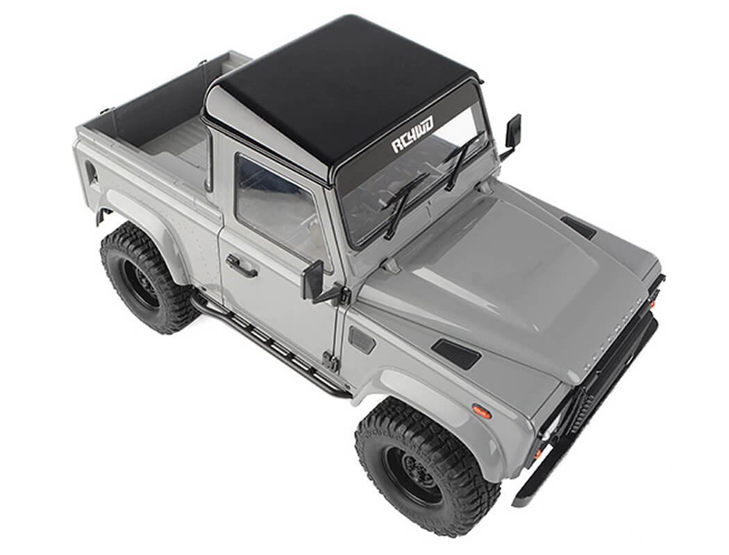 RC4WD TOUGH ARMOUR STEEL SIDE SLIDERS WITH BUMP GELANDE II D90