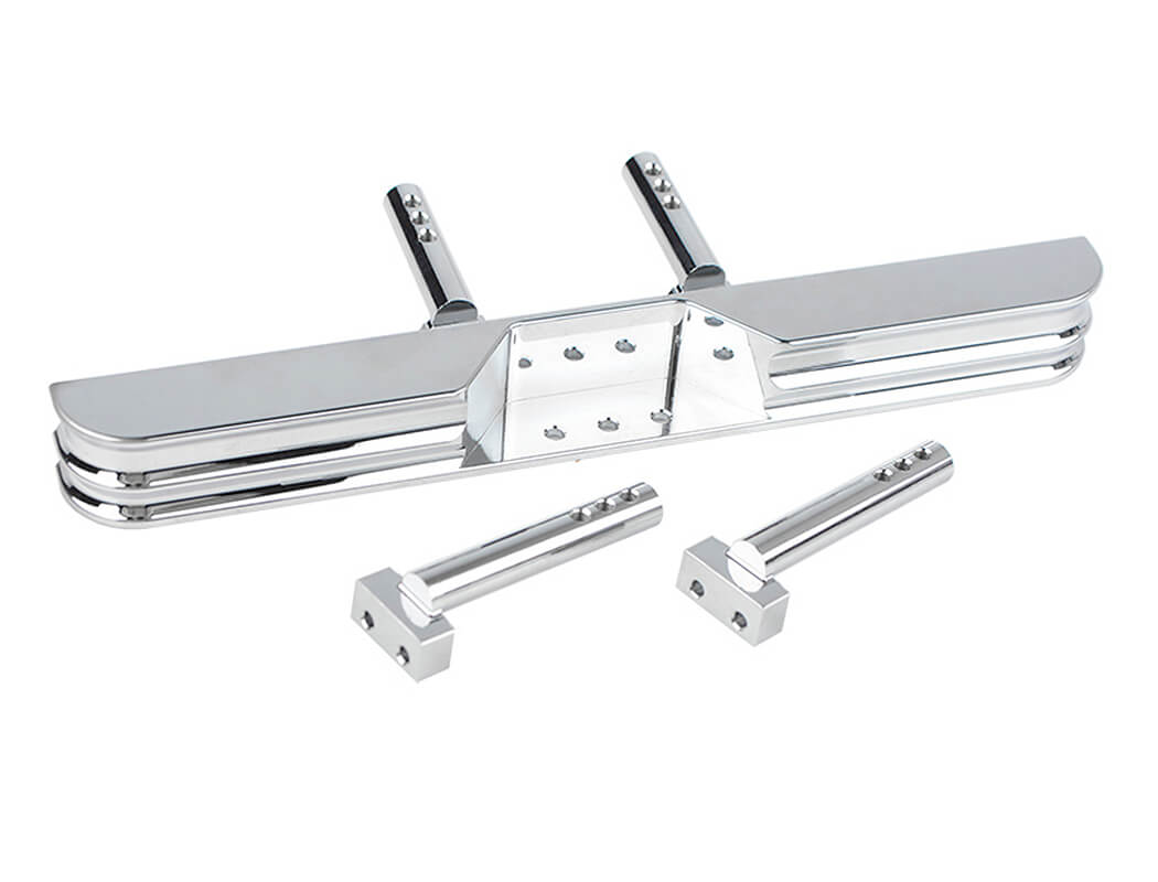 RC4WD TOUGH ARMOUR REAR STEP BUMPER TOYOTA PICKUP/4R CHROME