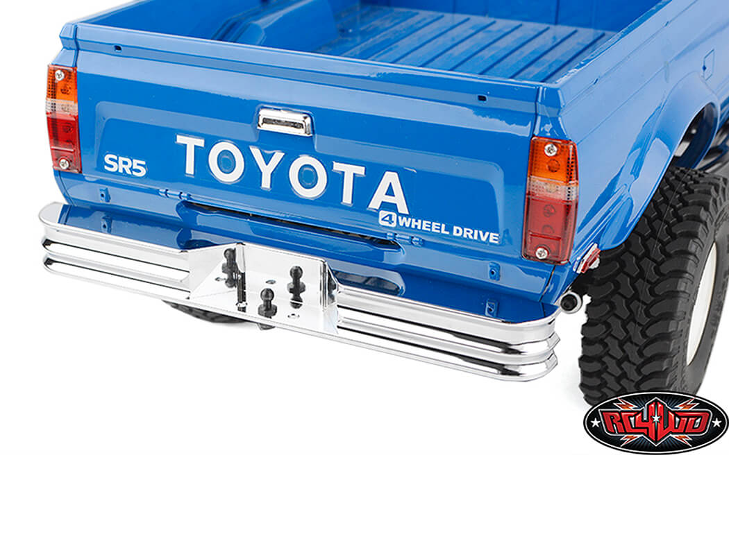 RC4WD TOUGH ARMOUR REAR STEP BUMPER TOYOTA PICKUP/4R CHROME