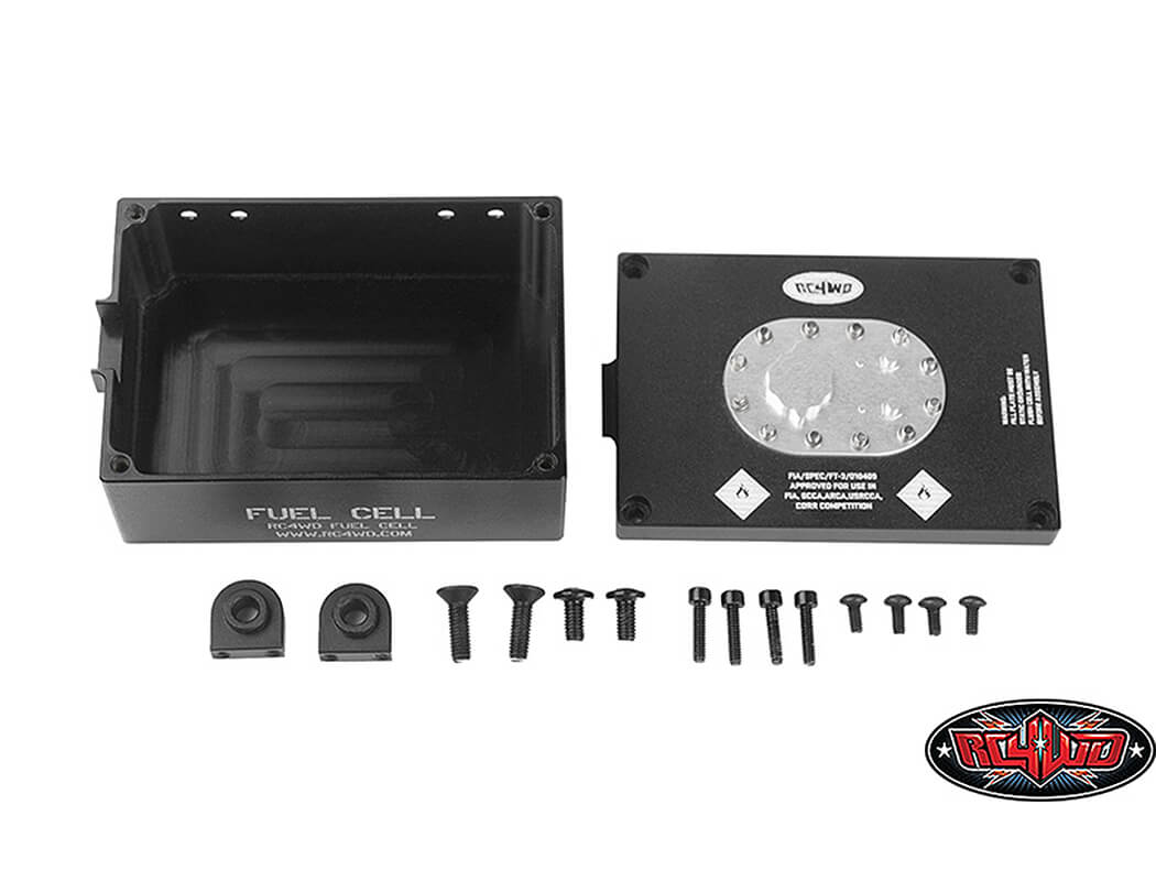 RC4WD BILLET ALUMINUM FUEL CELL RADIO BOX (BLACK)