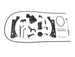RC4WD SMALL BLOCK V8 ENGINE BAY ACCESSORIES BLAZER/K10