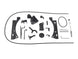 RC4WD SMALL BLOCK V8 ENGINE BAY ACCESSORIES BLAZER/K10