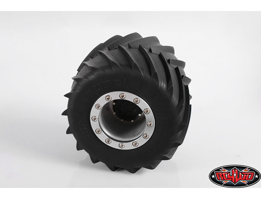 RC4WD UNIVERSAL MONSTER TRUCK BEADLOCK WHEELS V2 FOR CLOD BUSTER (ALUMINUM)