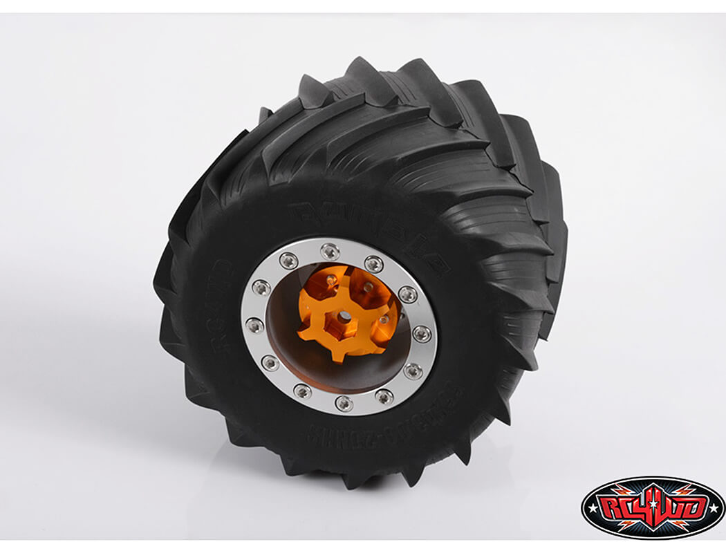 RC4WD UNIVERSAL MONSTER TRUCK BEADLOCK WHEELS V2 FOR CLOD BUSTER (ALUMINUM)