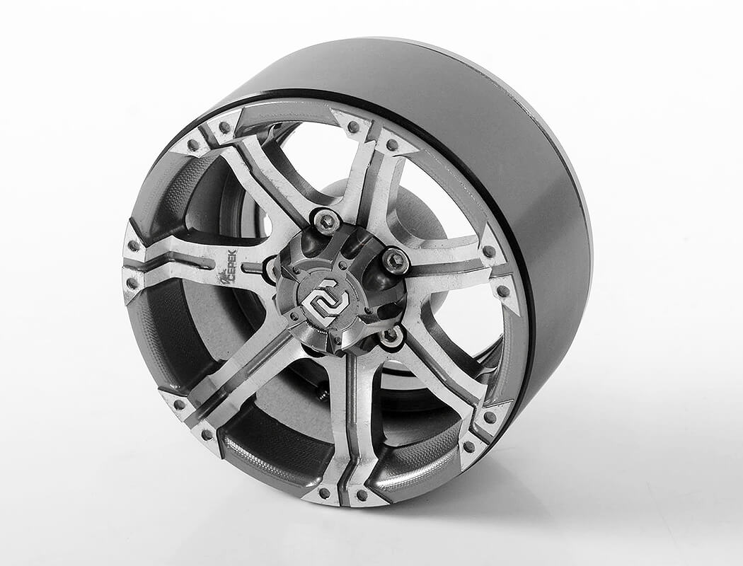 RC4WD DICK CEPEK GUN METAL 7 1.9" INTERNAL BEADLOCK WHEELS