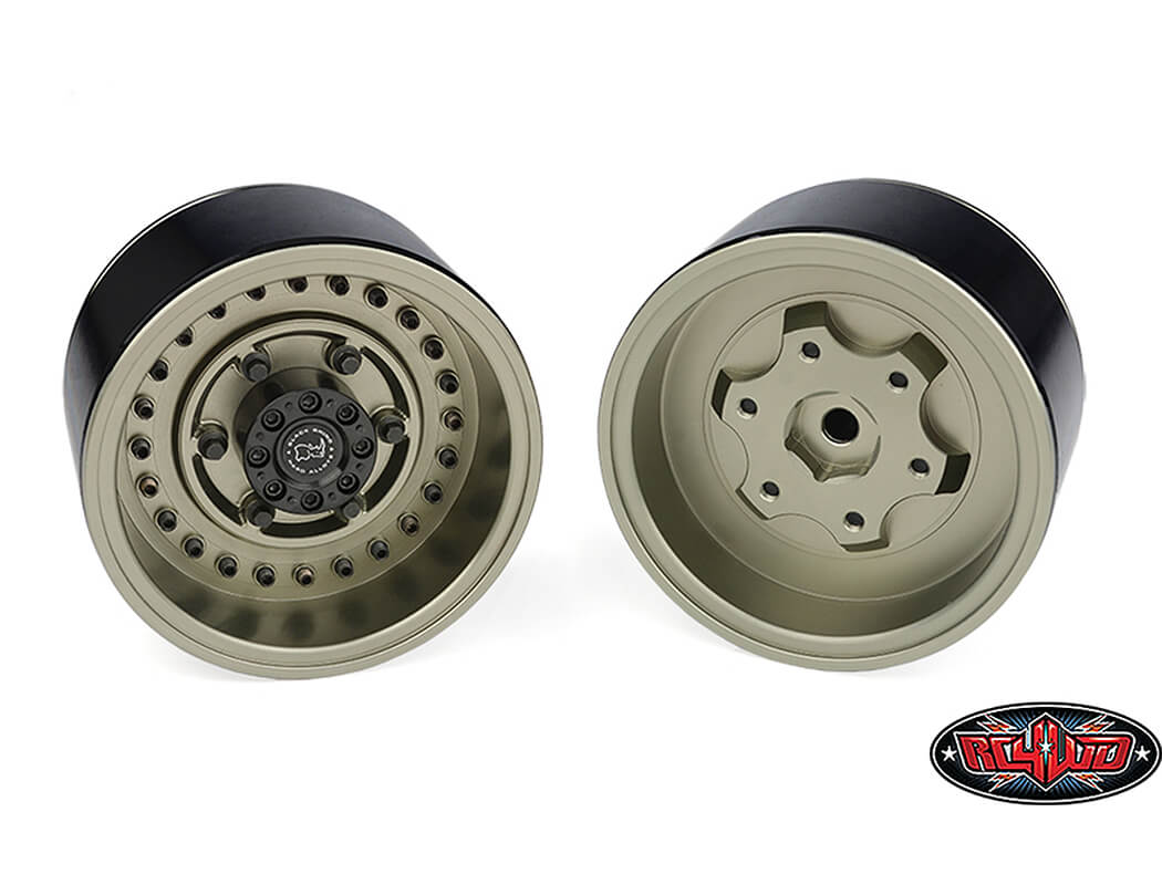 RC4WD BLACK RHINO ARMORY INTER NAL B/L DEEP DISH 2.2" WHEELS
