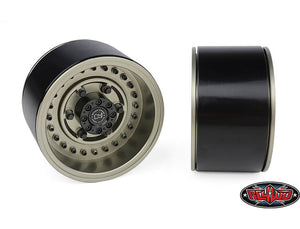 RC4WD BLACK RHINO ARMORY INTER NAL B/L DEEP DISH 2.2" WHEELS