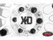 RC4WD XD 1.7" XD849 GRENADE 2 DEEP DISH BEADLOCK WHEELS