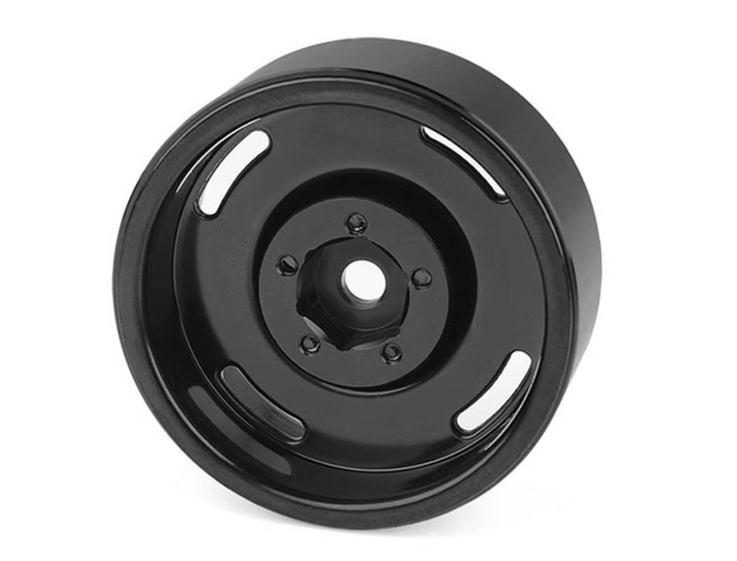 RC4WD 1.9" LANDIES VINTAGE STAMPED STEEL B/LOCK WHEELS BLACK