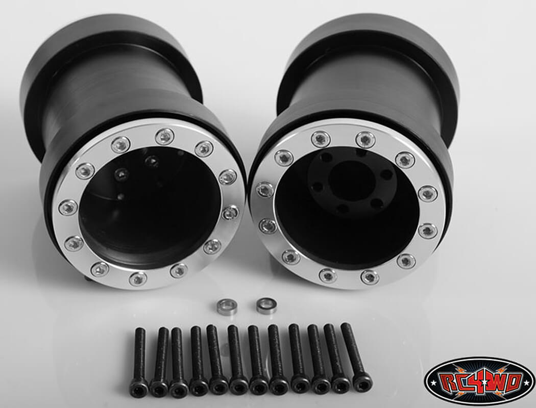 RC4WD UNIVERSAL MONSTER TRUCK BEADLOCK WHEELS V2 FOR TAMIYA