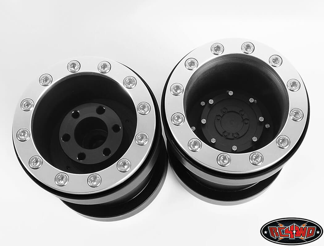 RC4WD UNIVERSAL MONSTER TRUCK BEADLOCK WHEELS V2 FOR TAMIYA