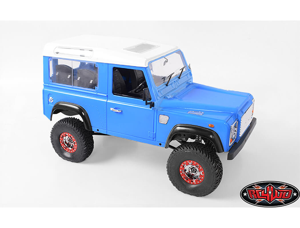 RC4WD TRO 1.7" STAMPED STEEL BEADLOCK WHEELS (RED/CHROME)