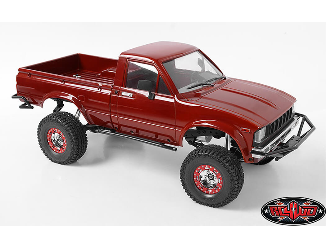 RC4WD TRO 1.7" STAMPED STEEL BEADLOCK WHEELS (RED/CHROME)
