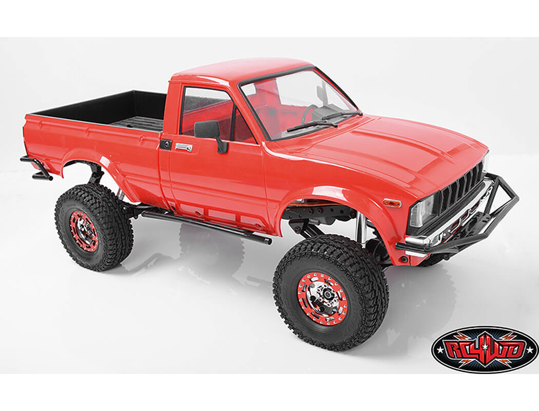 RC4WD TRO 1.7" STAMPED STEEL BEADLOCK WHEELS (RED/CHROME)