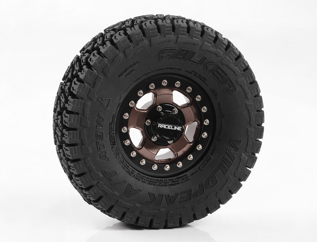 RC4WD RACELINE COMBAT 1.55" BEADLOCK WHEELS