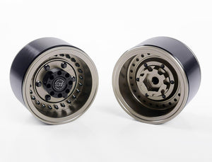 RC4WD BLACK RHINO ARMORY INTERNAL BEADLOCK DEEP DISH 1.9" WH