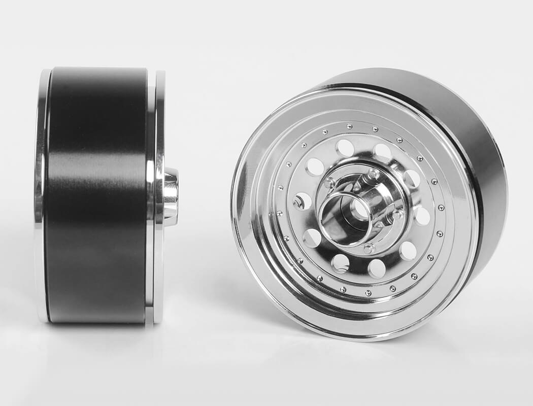 RC4WD CLASSIC 10-HOLE CHROME 1.9" BEADLOCK WHEELS