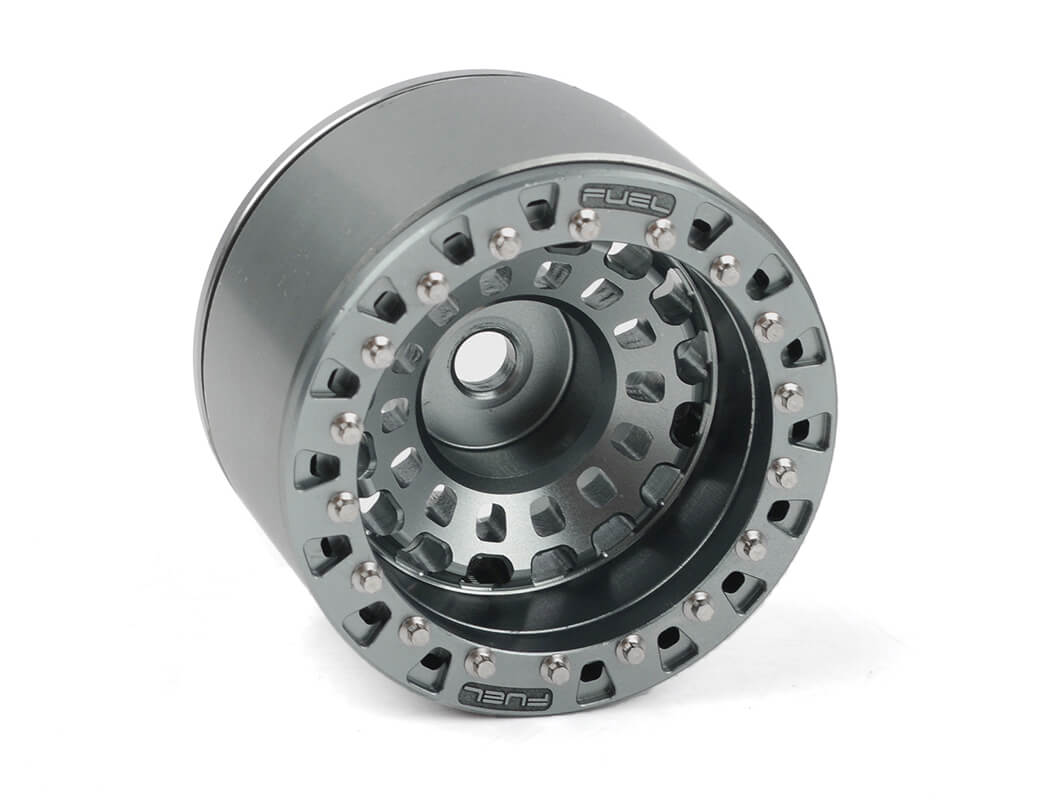 RC4WD FUEL OFF-ROAD 1.55 ZEPHYR BEADLOCK WHEELS (GUNMETAL)