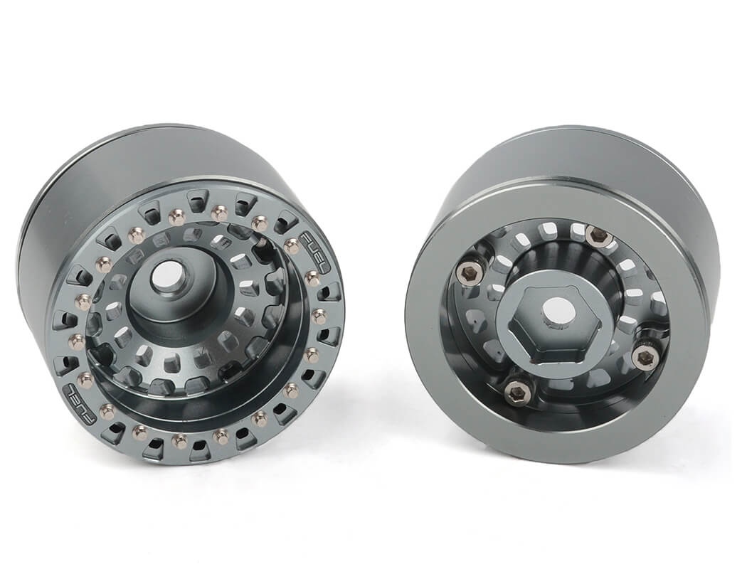 RC4WD FUEL OFF-ROAD 1.55 ZEPHYR BEADLOCK WHEELS (GUNMETAL)