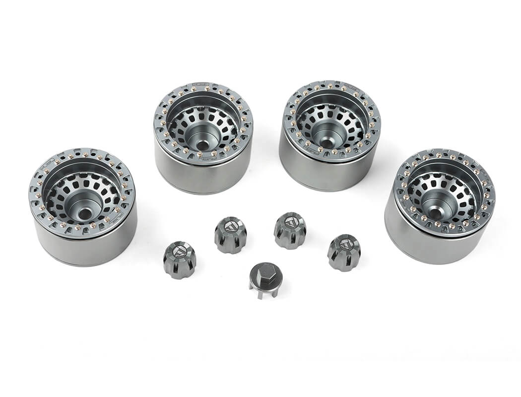 RC4WD FUEL OFF-ROAD 1.55 ZEPHYR BEADLOCK WHEELS (GUNMETAL)