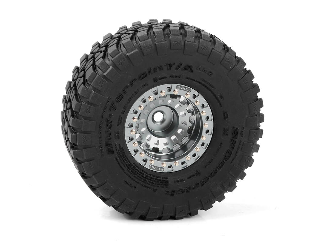 RC4WD FUEL OFF-ROAD 1.55 ZEPHYR BEADLOCK WHEELS (GUNMETAL)
