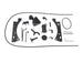 RC4WD SMALL BLOCK V8 ENGINE BAY ACCESSORIES BLAZER/K10