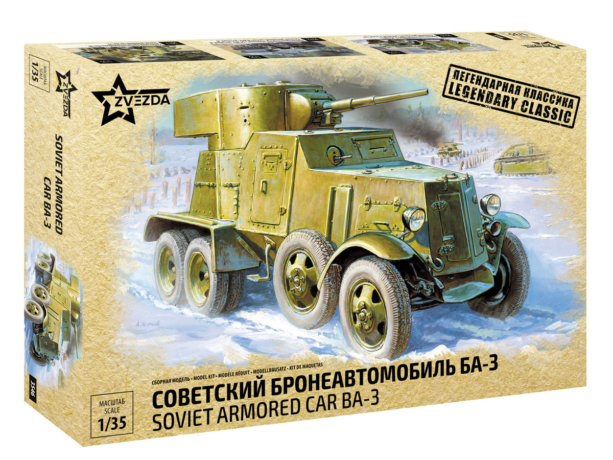 BA-3 Soviet Armoured Car
